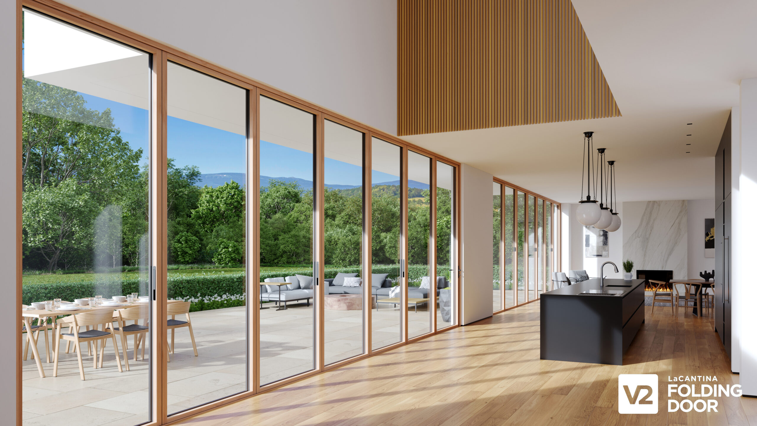 La Cantina V2 Wood Clad Doors